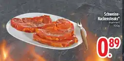 Edeka Schweine-Nackensteaks mariniert Angebot