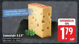 Edeka Emmentaler A.O.P Angebot