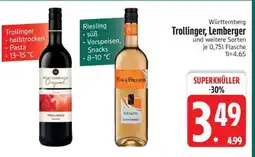 Edeka Württemberg Trollinger, Lemberger Angebot