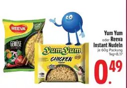 Edeka Yum Yum oder Reeva Instant Nudeln Angebot