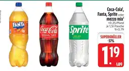 Edeka Coca-Cola, Fanta, Sprite oder Mezzo Mix Angebot