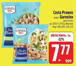 Edeka Costa Prawns oder Garnelen Angebot