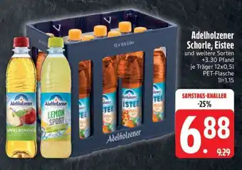 Edeka Adelholzener Schorle, Eistee Angebot