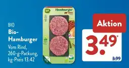 Aldi Süd Bio-Hamburger Angebot
