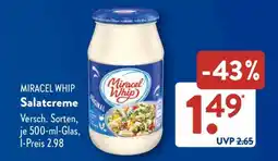 Aldi Süd MIRACEL WHIP Salatcreme Angebot