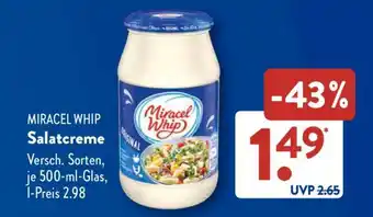 Aldi Süd MIRACEL WHIP Salatcreme Angebot