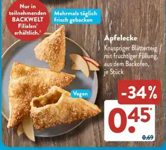 Aldi Süd Apfelecke Angebot