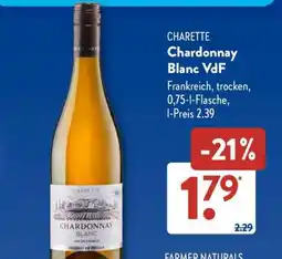Aldi Süd CHARETTE Chardonnay Blanc VdF Angebot