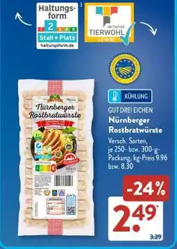 Aldi Süd Nürnberger Rostbratwürste Angebot