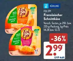Aldi Süd Fol Epi, französischer Schnittkäse Angebot