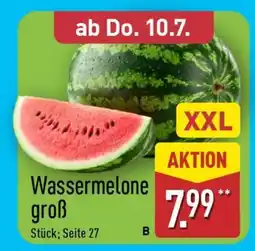 Aldi Nord Wassermelone groß Angebot
