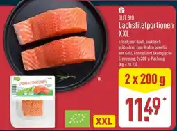 Aldi Nord GUT BIO Lachsfiletportionen XXL Angebot