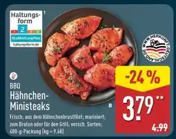 Aldi Nord BBQ Hähnchen-Ministeaks Angebot