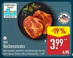 Aldi Nord BBQ Nackensteaks Angebot