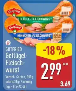 Aldi Nord Gutfried Geflügel Fleischwurst Angebot