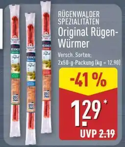 Aldi Nord Original Rügen-Würmer Angebot