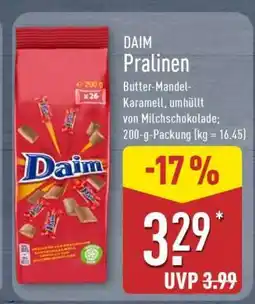 Aldi Nord Daim Pralinen Angebot