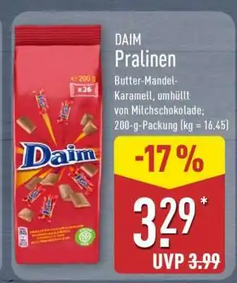 Aldi Nord Daim Pralinen Angebot