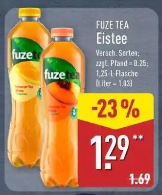 Aldi Nord Fuze Tea Eistee Angebot
