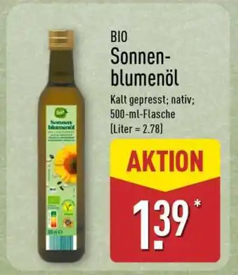 Aldi Nord Bio Sonnenblumenöl Angebot