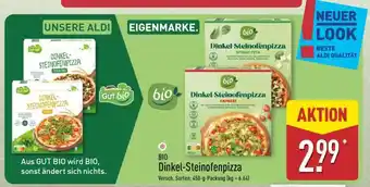 Aldi Nord Bio-Dinkel- Steinofenpizza Angebot