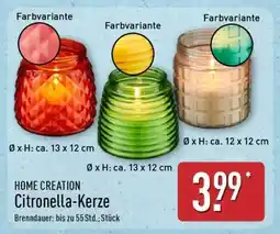 Aldi Nord Citronella-Kerze Angebot