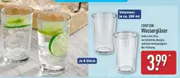 Aldi Nord CROFTON Wassergläser Angebot