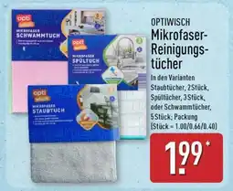 Aldi Nord OPTIWISCH Mikrofaser-Reinigungstücher Angebot