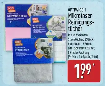 Aldi Nord OPTIWISCH Mikrofaser-Reinigungstücher Angebot