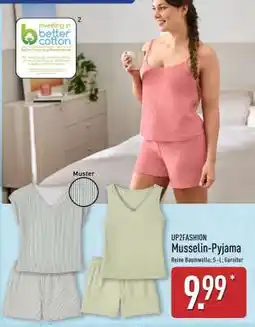 Aldi Nord UP2FASHION Musselin-Pyjama Angebot
