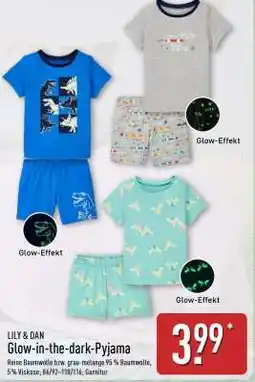 Aldi Nord LILY & DAN Glow-in-the-Dark-Pyjama Angebot