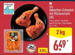 Aldi Nord BBQ Hähnchen-Schenkel mit Rückenstück XXL Angebot