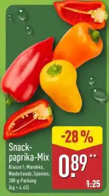 Aldi Nord Snack- paprika-Mix Angebot