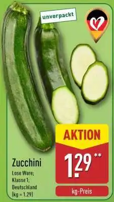 Aldi Nord Zucchini Angebot