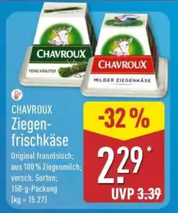 Aldi Nord CHAVROUX Ziegenfrischkäse Angebot