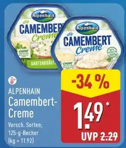 Aldi Nord ALPENHAIN Camembert Creme Angebot