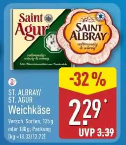 Aldi Nord ST. ALBRAY/ ST. AGUR Weichkäse Angebot