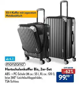 Aldi Nord Hartschalenkoffer Biz, 2er-Set Angebot