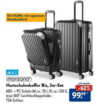 Aldi Nord Hartschalenkoffer Biz, 2er-Set Angebot