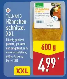 Aldi Nord TILLMAN'S Hähnchenschnitzel XXL Angebot