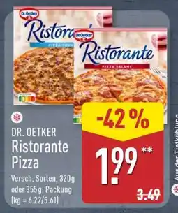 Aldi Nord Dr. Oetker Ristorante Pizza Angebot