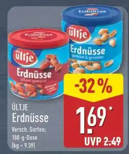 Aldi Nord ÜLTJE Erdnüsse Angebot