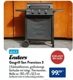 Aldi Nord Gasgrill San Francisco 3 Angebot