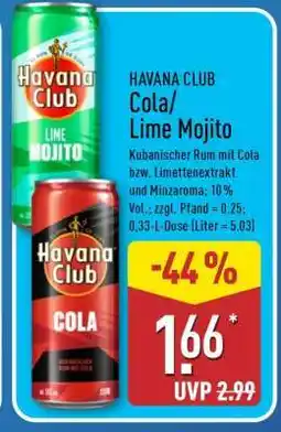 Aldi Nord Cola/ Lime Mojito Angebot