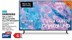 Aldi Nord SAMSUNG 138-cm-(55)-4K-Crystal-UHD-Smart-TV 4K CU6979 Angebot