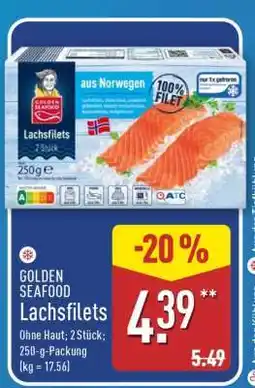 Aldi Nord GOLDEN SEAFOOD Lachsfilets Angebot