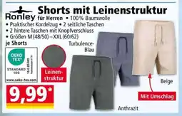 Norma Shorts mit Leinenstruktur Angebot