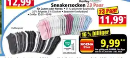 Norma Sneakersocken 23 Paar Angebot