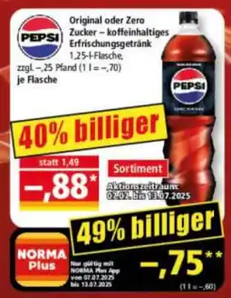 Norma Pepsi Angebot