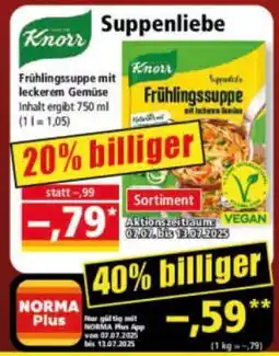 Norma KNORR Suppenliebe Angebot